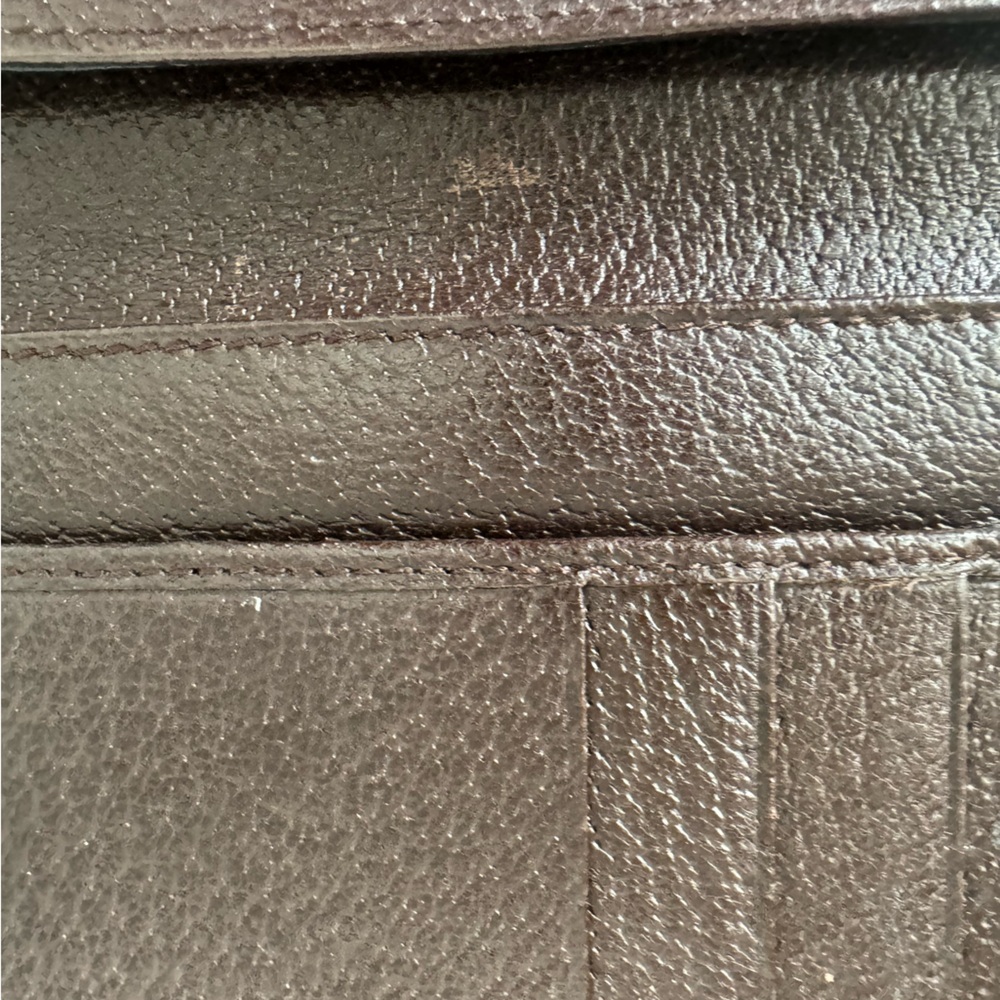 Gucci Vintage GG Monogram Canvas and Leather Continental Wallet - Picture 12 of 15